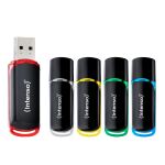 Intenso 3511585 USB-Stick 32 GB USB Typ-A 2.0 Schwarz, Rot, Grün, Transparent, Gelb, Blau