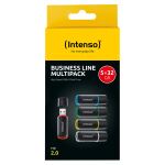 Intenso 3511585 USB-Stick 32 GB USB Typ-A 2.0 Schwarz, Rot, Grün, Transparent, Gelb, Blau