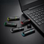 Intenso 3511595 USB-Stick 64 GB USB Typ-A 2.0 Schwarz, Rot, Grün, Transparent, Gelb, Blau