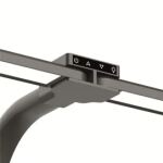 Avide LED Tischleuchte 22W mit IR-Fernbedienung, schwarz