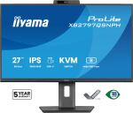 iiyama ProLite XB2797QSNPH-B1 27IN IPS LCD 4MS 2560X1440 350CD/M2 HDMI/DP/USB 2 Computerbildschirm 68,6 cm (27") 2560 x 1440 Pixel Quad HD Schwarz