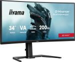 iiyama G-MASTER GCB3484WQSU-B2 34IN PRO-GAMING 0.4MS VA LCD 3440X144 Computerbildschirm 86,4 cm (34") 3440 x 1440 Pixel UltraWide Quad HD Schwarz