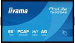 iiyama T6529AS-B1AG Signage-Display Kiosk-Design 163,8 cm (64.5") LED WLAN 420 cd/m² 4K Ultra HD Schwarz Touchscreen Eingebauter Prozessor Android 24/7