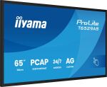 iiyama T6529AS-B1AG Signage-Display Kiosk-Design 163,8 cm (64.5") LED WLAN 420 cd/m² 4K Ultra HD Schwarz Touchscreen Eingebauter Prozessor Android 24/7