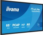 iiyama T6529AS-B1AG Signage-Display Kiosk-Design 163,8 cm (64.5") LED WLAN 420 cd/m² 4K Ultra HD Schwarz Touchscreen Eingebauter Prozessor Android 24/7