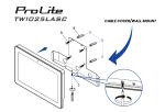 iiyama ProLite TW1025LASC-B3PNR Computerbildschirm 25,6 cm (10.1") 1280 x 800 Pixel WXGA LED Touchscreen Multi-Nutzer Schwarz