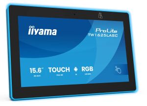 iiyama TW1625LASC-B3PNR Besprechungsraum-Display 39,6 cm (15.6") 1920 x 1080 Pixel LED Wi-Fi 6 (802.11ax), Wi-Fi 5 (802.11ac), Wi-Fi 4 (802.11n), 802.11g, 802.11a, 802.11b Schwarz Bluetooth
