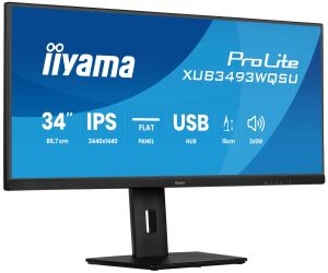 iiyama ProLite XUB3493WQSU-B6 Computerbildschirm 86,4 cm (34") 3440 x 1440 Pixel UltraWide Quad HD LED Schwarz