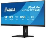 iiyama ProLite XUB3493WQSU-B6 Computerbildschirm 86,4 cm (34") 3440 x 1440 Pixel UltraWide Quad HD LED Schwarz