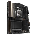 GIGABYTE X870E AERO X3D DARK WOOD Mainboard – Unterstützt AMD Ryzen 9000 CPUs, digitales 16+2+2-Phasen-VRM, bis zu 9000 Hz DDR5 (OC), 2× PCIe 5.0 + 2× PCIe 4.0, Wi-Fi 7, 5-GbE-LAN, USB 4