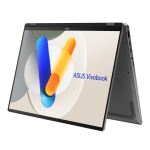 ASUS Vivobook 16 Flip TP3607SA-SI716W Copilot+ PC Intel Core Ultra 7 256V Hybrid (2-in-1) 40,6 cm (16") Touchscreen WUXGA 16 GB LPDDR5x-SDRAM 512 GB SSD Wi-Fi 7 (802.11be) Windows 11 Home Grau QWERTZ Deutsch