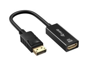 Equip HDMI->Displayport 1.2     4K/30Hz Bu/St  0.15m schwarz