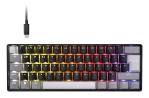 Corsair CLIPPER PRO MINI 60 Hall Effect Tastatur Gaming USB QWERTZ Deutsch Schwarz