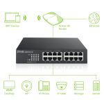 Zyxel GS1100-16 Unmanaged Gigabit Ethernet (10/100/1000) Schwarz