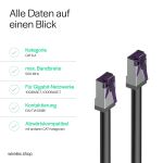 S/CONN maximum connectivity FL31-28065 Netzwerkkabel Schwarz, Violett 7,5 m Cat6a S/FTP (S-STP)