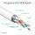 S/CONN maximum connectivity FL31-28066 Netzwerkkabel Violett, Weiß 7,5 m Cat6a S/FTP (S-STP)