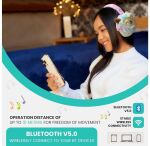 Lazerbuilt Headset Bluetooth Squismallows plush Leonard