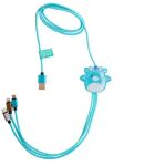 Lazerbuilt Ladekabel 3 in 1 Squishmallows - Tatiana  1,2m