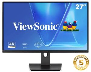 Viewsonic VG Series VG2719U-4K Computerbildschirm 68,6 cm (27") 3840 x 2160 Pixel 4K Ultra HD LED Schwarz