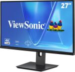 Viewsonic VG Series VG2719U-4K Computerbildschirm 68,6 cm (27") 3840 x 2160 Pixel 4K Ultra HD LED Schwarz