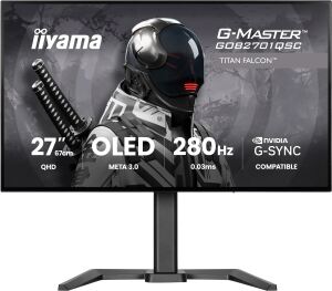 iiyama G-MASTER GOB2701QSC-B1 Computerbildschirm 68,6 cm (27") 2560 x 1440 Pixel 2K Ultra HD OLED Schwarz