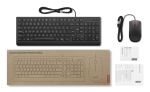 Lenovo 4X31R64414 Tastatur Maus enthalten Universal USB Deutsch Schwarz