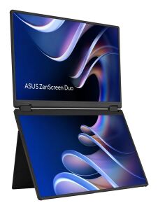 ASUS ZenScreen Duo MB14FCD Tragbarer Monitor Schwarz 35,6 cm (14") LCD 1920 x 1200 Pixel