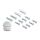 DELOCK Easy 45 Aufputzgehäuse IP55 wasserfest 6 Port