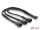 DELOCK Lüfterkabel Splitter 1x 4 Pin Bu>St + 2x 4Pin St 25cm