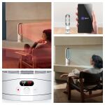 Dyson Hot+Cool HF1 Drinnen Silber, Weiß Haushaltslüfter ohne Lamellen