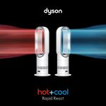 Dyson Hot+Cool HF1 Drinnen Silber, Weiß Haushaltslüfter ohne Lamellen