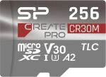 Silicon Power MicroSD Card 256GB UHS-1 CreatePro CR30M CL.10