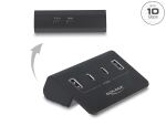 Delock USB 10 Gbps Hub mit 2 USB-C und 2 USB-A Ports