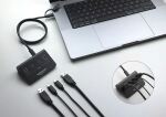 Delock USB 10 Gbps Hub mit 2 USB-C und 2 USB-A Ports