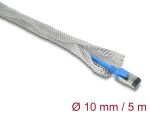 DeLOCK Geflechtschlauch zur EMV Abschirmung selbstschließend 5 m x 10 mm