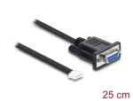 DeLOCK Serielles Anschlusskabel RS-232 D-Sub 9 Buchse zu JST XH 4 Pin Pfostenbuchse 25 cm