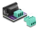 DeLOCK 91293 Kabeladapter D-Sub 9 3 pin terminal block Schwarz