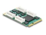 DELOCK Mini PCIe I/O full size Karte > 8x seriell RS-232 DB9