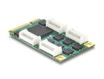 DELOCK Mini PCIe I/O full size Karte > 8x seriell RS-232 DB9