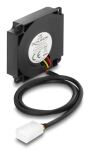 DeLOCK Radiallüfter / Lüftergebläse 12 V DC 40 x 40 x 10 mm mit 3-Pin Lüfteranschluss, schwarz