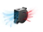 DeLOCK Radiallüfter / Lüftergebläse 12 V DC 40 x 40 x 20 mm mit 3-Pin Lüfteranschluss, schwarz