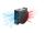 DeLOCK Radiallüfter / Lüftergebläse 12 V DC 40 x 40 x 20 mm mit 3-Pin Lüfteranschluss, schwarz