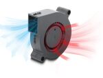 DeLOCK Radiallüfter / Lüftergebläse 12 V DC 50 x 50 x 15 mm mit 3-Pin Lüfteranschluss, schwarz