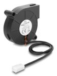 DeLOCK Radiallüfter / Lüftergebläse 12 V DC 50 x 50 x 15 mm mit 3-Pin Lüfteranschluss, schwarz