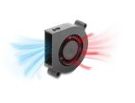 DeLOCK Radiallüfter / Lüftergebläse 12 V DC 60 x 60 x 15 mm mit 3-Pin Lüfteranschluss, schwarz