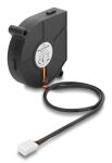 DeLOCK Radiallüfter / Lüftergebläse 12 V DC 60 x 60 x 15 mm mit 3-Pin Lüfteranschluss, schwarz