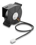 DeLOCK Radiallüfter / Lüftergebläse 12 V DC 60 x 60 x 25 mm mit 3-Pin Lüfteranschluss, schwarz