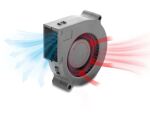 DeLOCK Radiallüfter / Lüftergebläse 12 V DC 75 x 75 x 25 mm mit 3-Pin Lüfteranschluss, schwarz