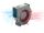 DeLOCK Radiallüfter / Lüftergebläse 12 V DC 75 x 75 x 25 mm mit 3-Pin Lüfteranschluss, schwarz