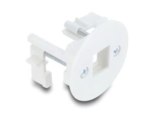 DeLOCK Keystone Modulträger zur Wandmontage / Tischmontage weiß
